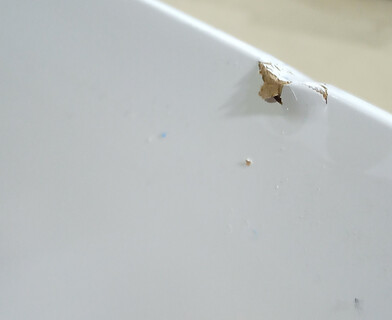 Стол обеденный раскладной Боско/Bosco МДФ/бук, 120+30х80см, белый/коричневый