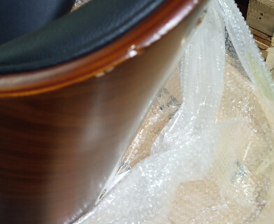 Кресло Бэнд/Bend орех, кож/зам черный