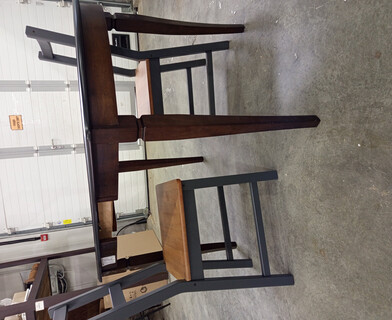 Стол раскладной Модена/Modena (MD-T4EX) дерево гевея/МДФ, 100+29х75х75см, тобако