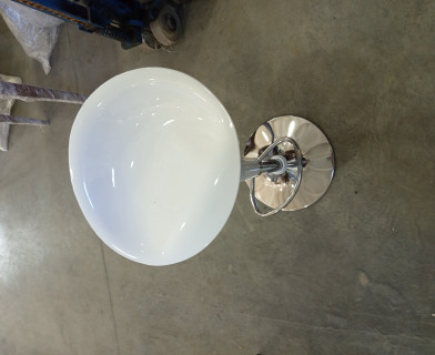 Стул барный NAIL (mod. KY801) / 1 шт. в упаковке металл/пластик, 42*44*67-88 см, белый/хром