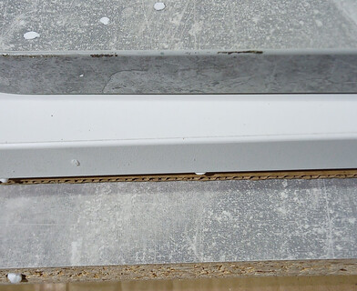 Стол обеденный раздвижной Смарт/Smart ЛДСП, 105-140х68,6х75см, белый бетон/белый