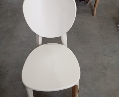 Стул DIAMANTE жесткое сидение бук, 42 х 42 х 85 см, ivory white