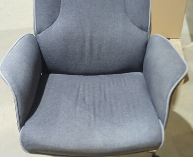 Кресло Шарм/Charm ткань, серый/серый, F68/C27