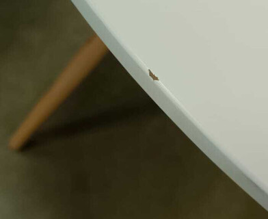 Стол обеденный Синди Некст/Cindy Next (мод.70-80 MDF) металл/МДФ/бук, белый/натуральный, Д80х75см