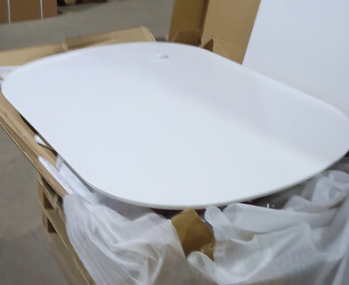 Стол обеденный раскладной Боско/Bosco МДФ/бук, 120+30х80см, белый/коричневый