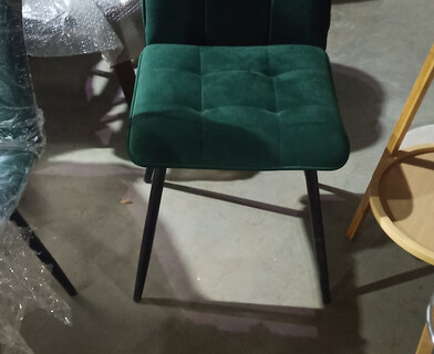 Стул обеденный Bari LT, велюр, Deep Forest (изумруд), 41х55х89 см