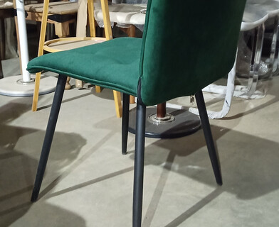 Стул обеденный Bari LT, велюр, Deep Forest (изумруд), 41х55х89 см