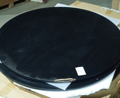 Стол обеденный Марс/Mars (мод.T1004) МДФ/дерево, черный/натуральный, 80х80х75см