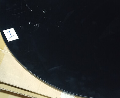 Стол обеденный Марс/Mars (мод.T1004) МДФ/дерево, черный/натуральный, 80х80х75см