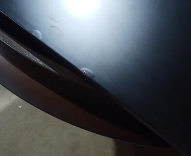 Стол Джон/John (мод.T1003) МДФ/дерево, 80х80х75см, черный/натуральный