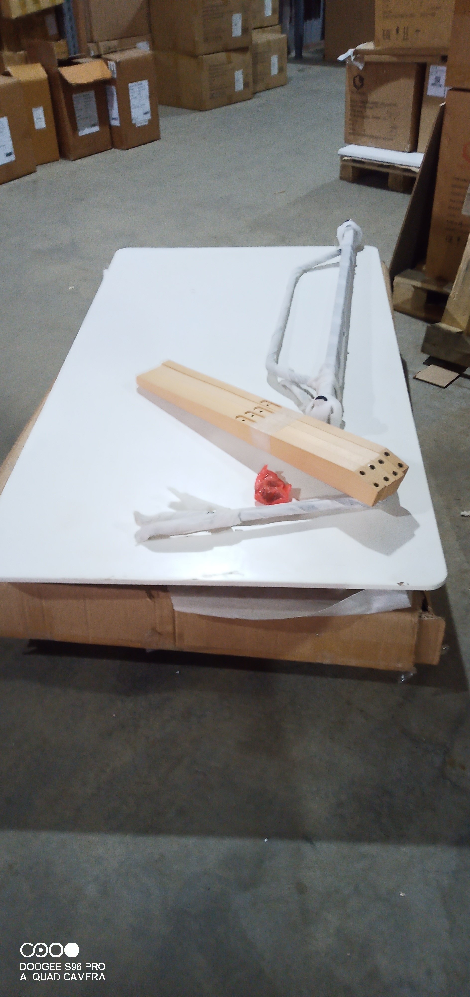 Стол Русто/Rusto (мод.289А) МДФ/металл, 160х90х75см, белый