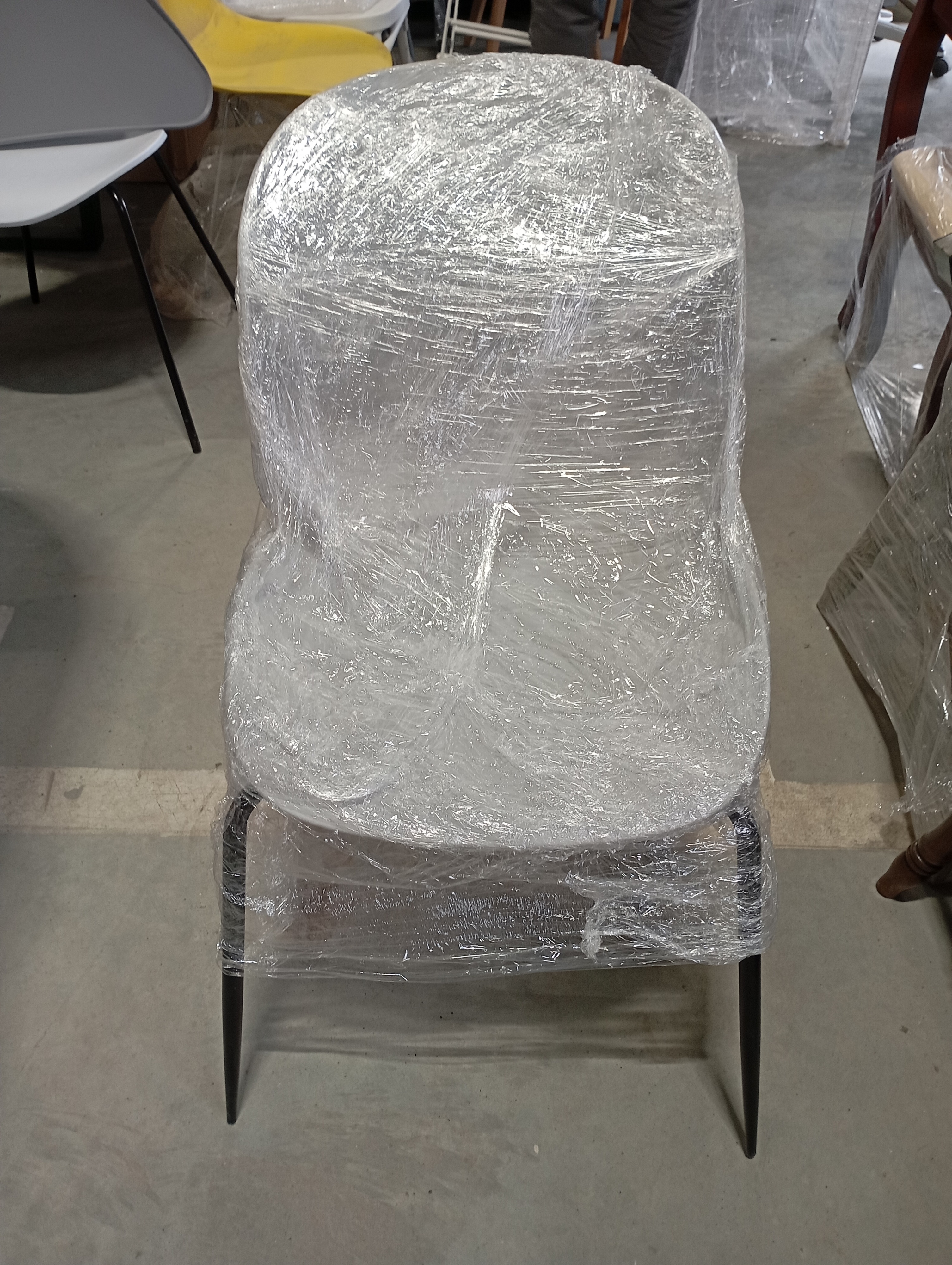 Стул Beetle Chair (mod.70) металл/пластик, 46*57,5*86см, серый
