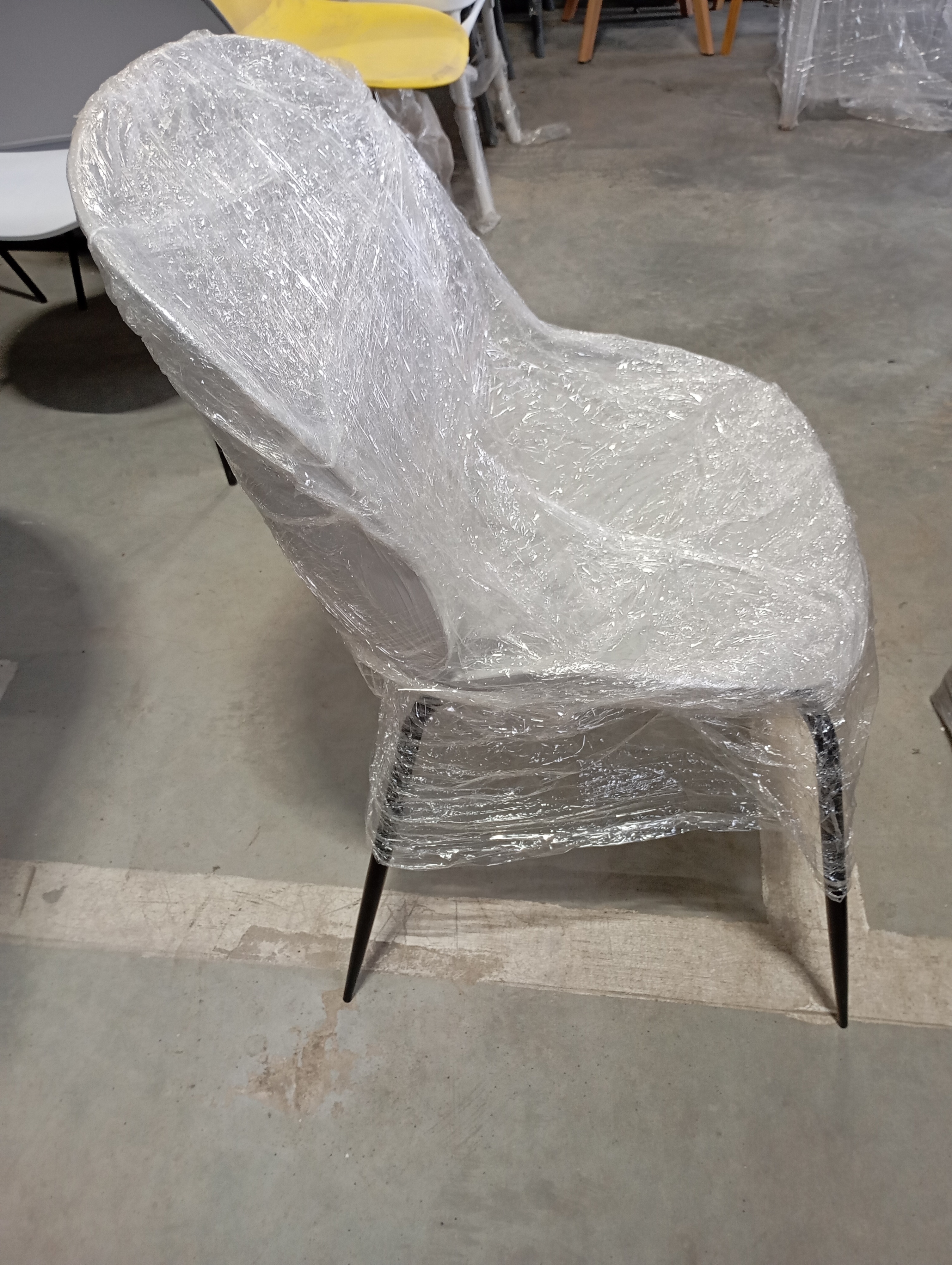 Стул Beetle Chair (mod.70) металл/пластик, 46*57,5*86см, серый