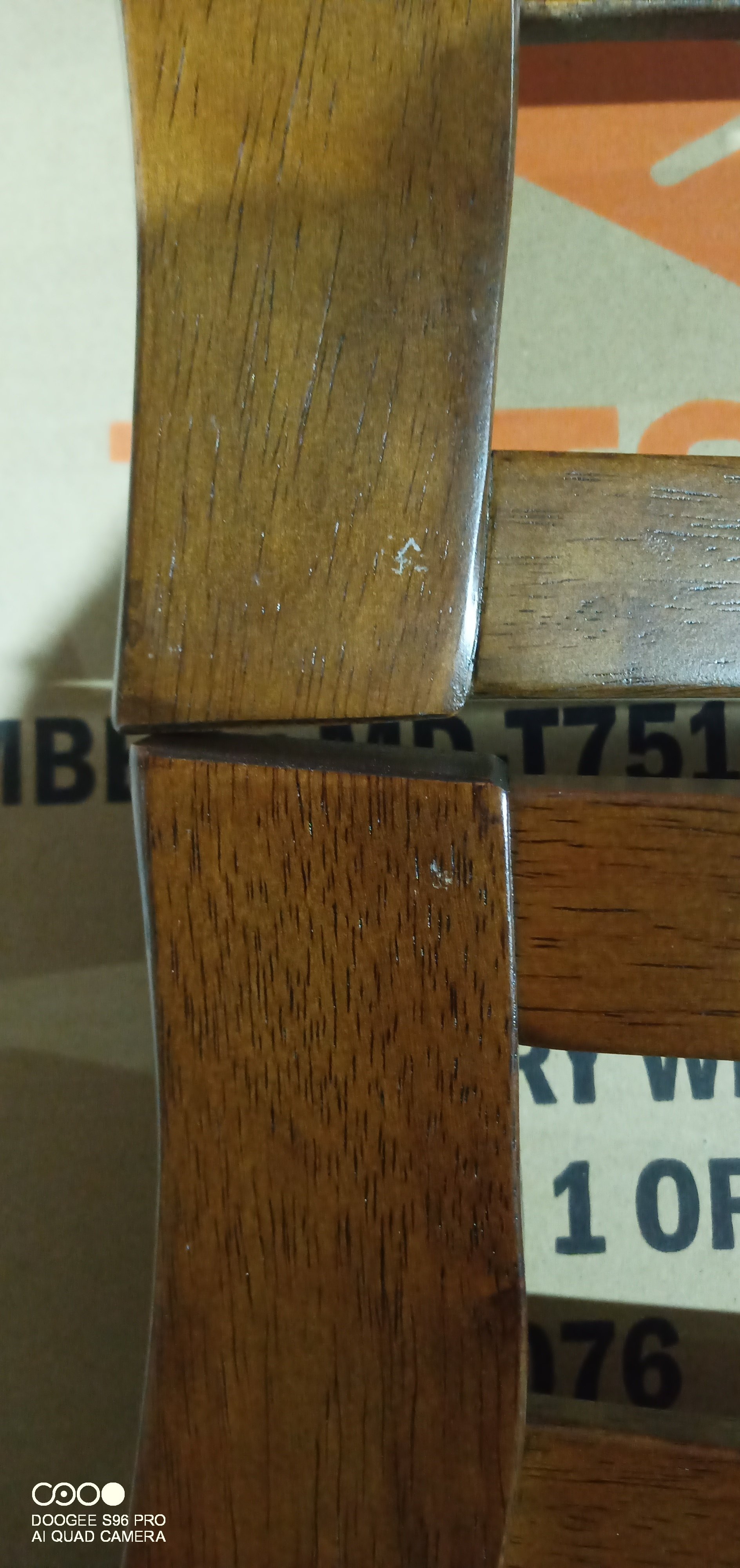 Стул CT 8162 дерево гевея, 52х42х94см, тёмный дуб