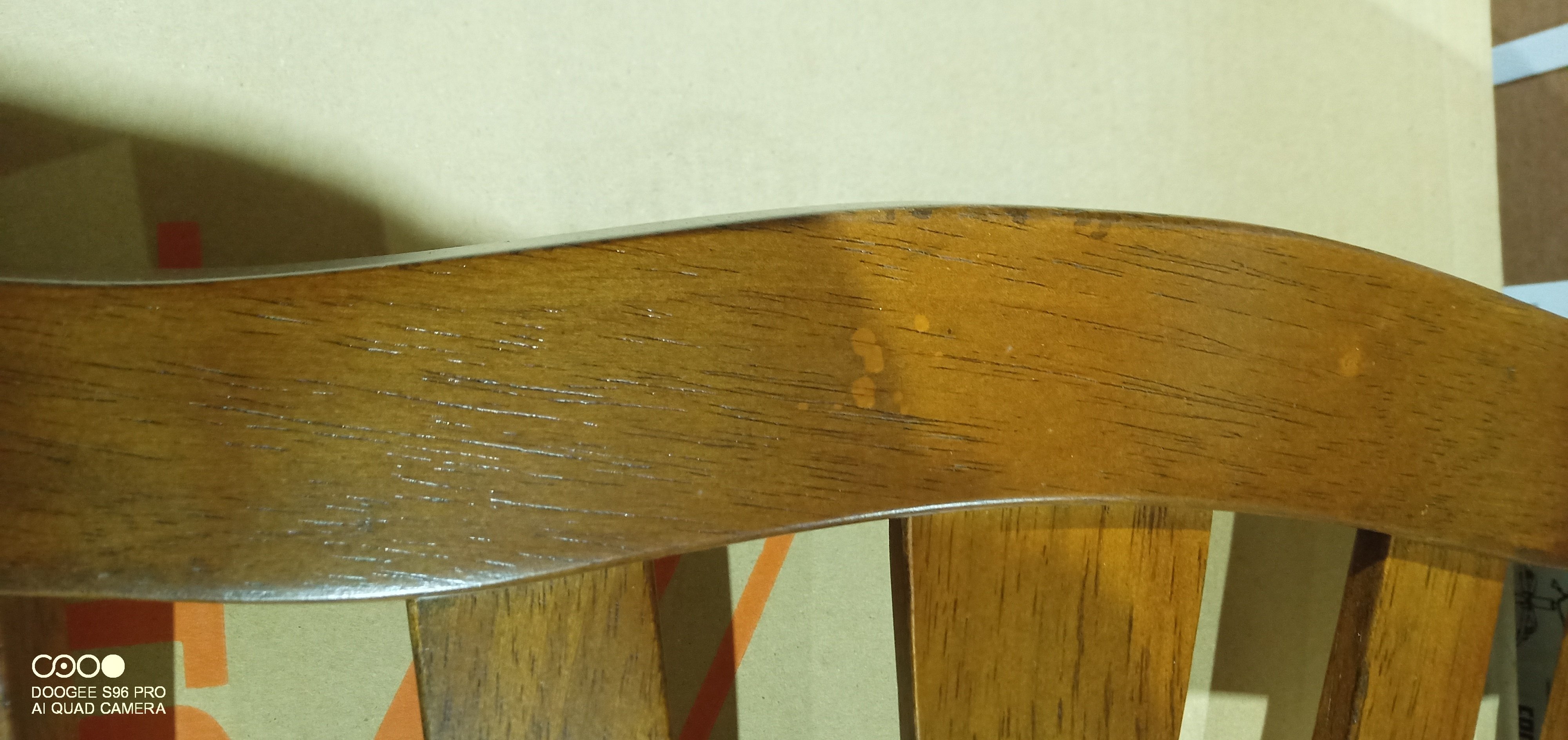 Стул CT 8162 дерево гевея, 52х42х94см, тёмный дуб