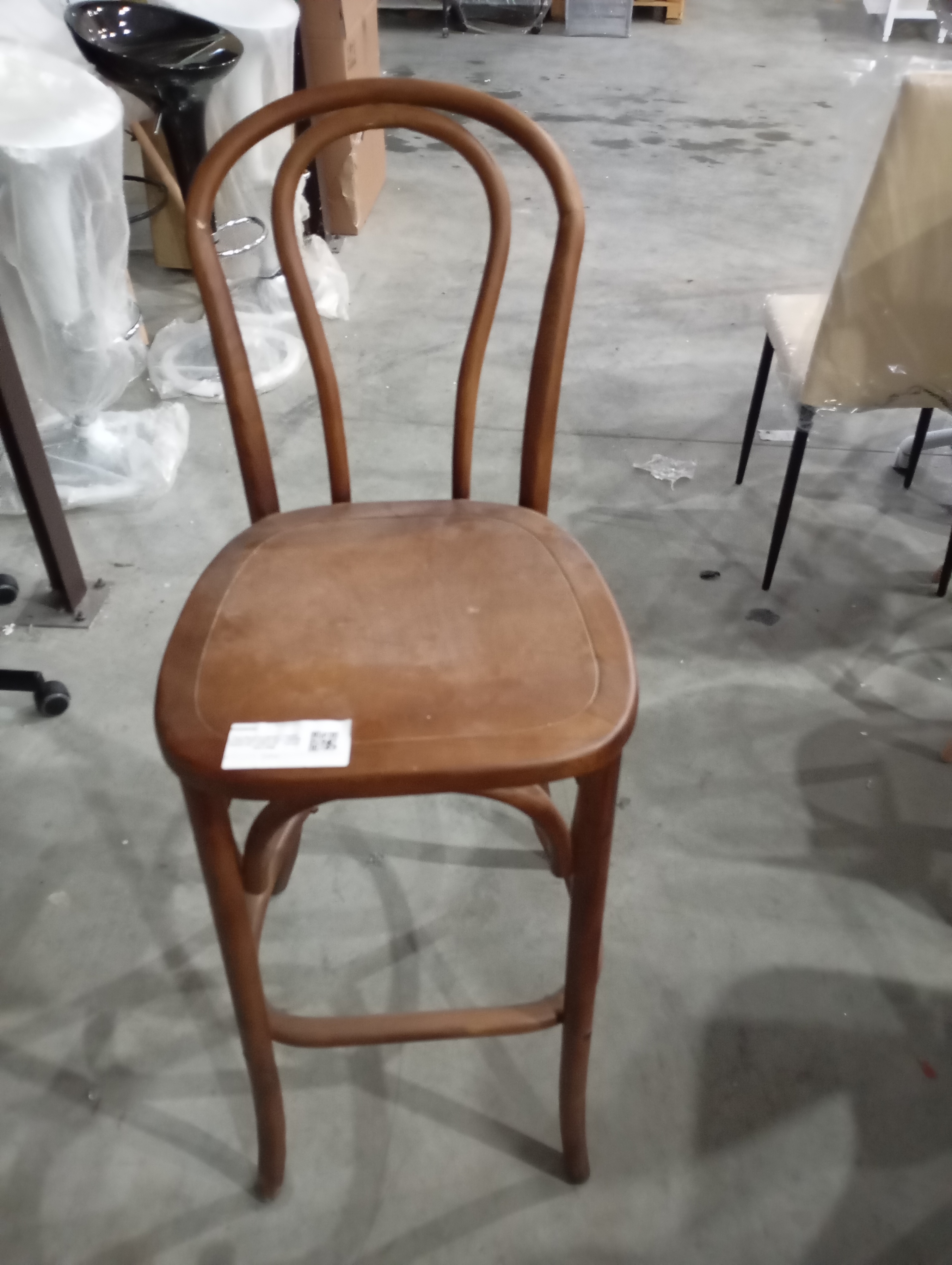 Стул THONET CLASSIC BAR CHAIR (mod.СE6069) дерево вяз, 43*50.5*111, Темный Орех (№5)