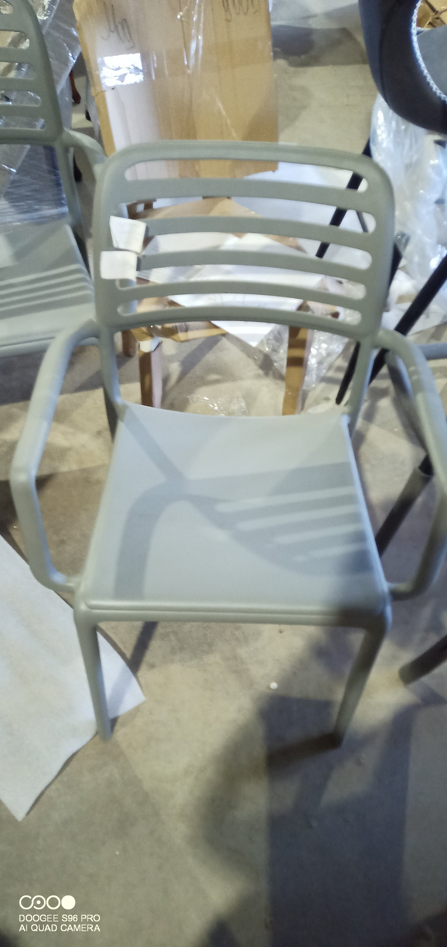 Кресло Валутто/Valutto (мод.54) пластик, 58х57х86см, серый 34630