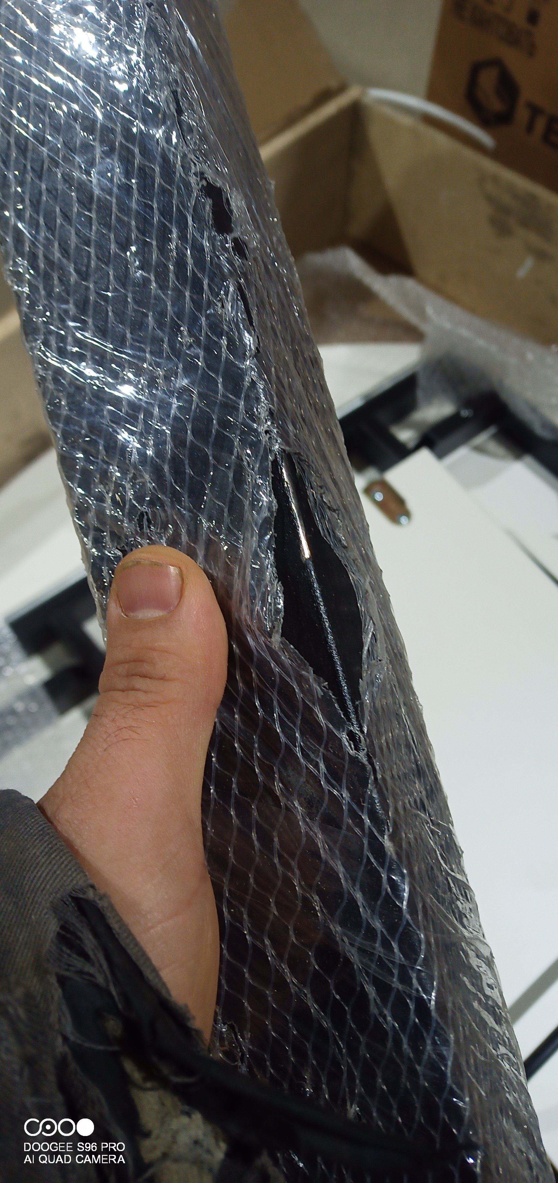 Стол обеденный Манзана/Manzana ЛДСП/HPL/металл, 100-130х100х75см, дуб вотан/чёрный