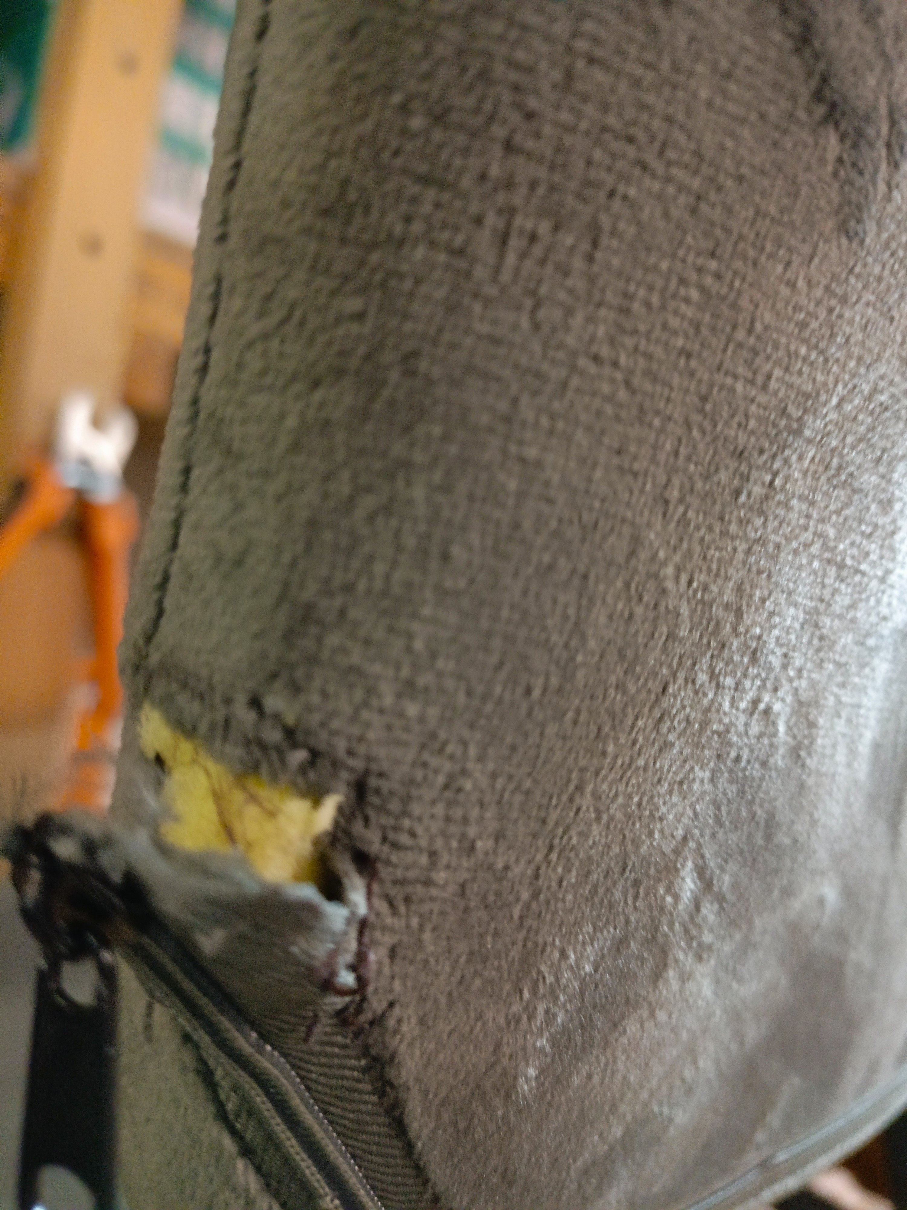 Стул Carol/Керол (мод. UC06) металл, вельвет, 45х56х82см, светло-серый (HLR24)/черный