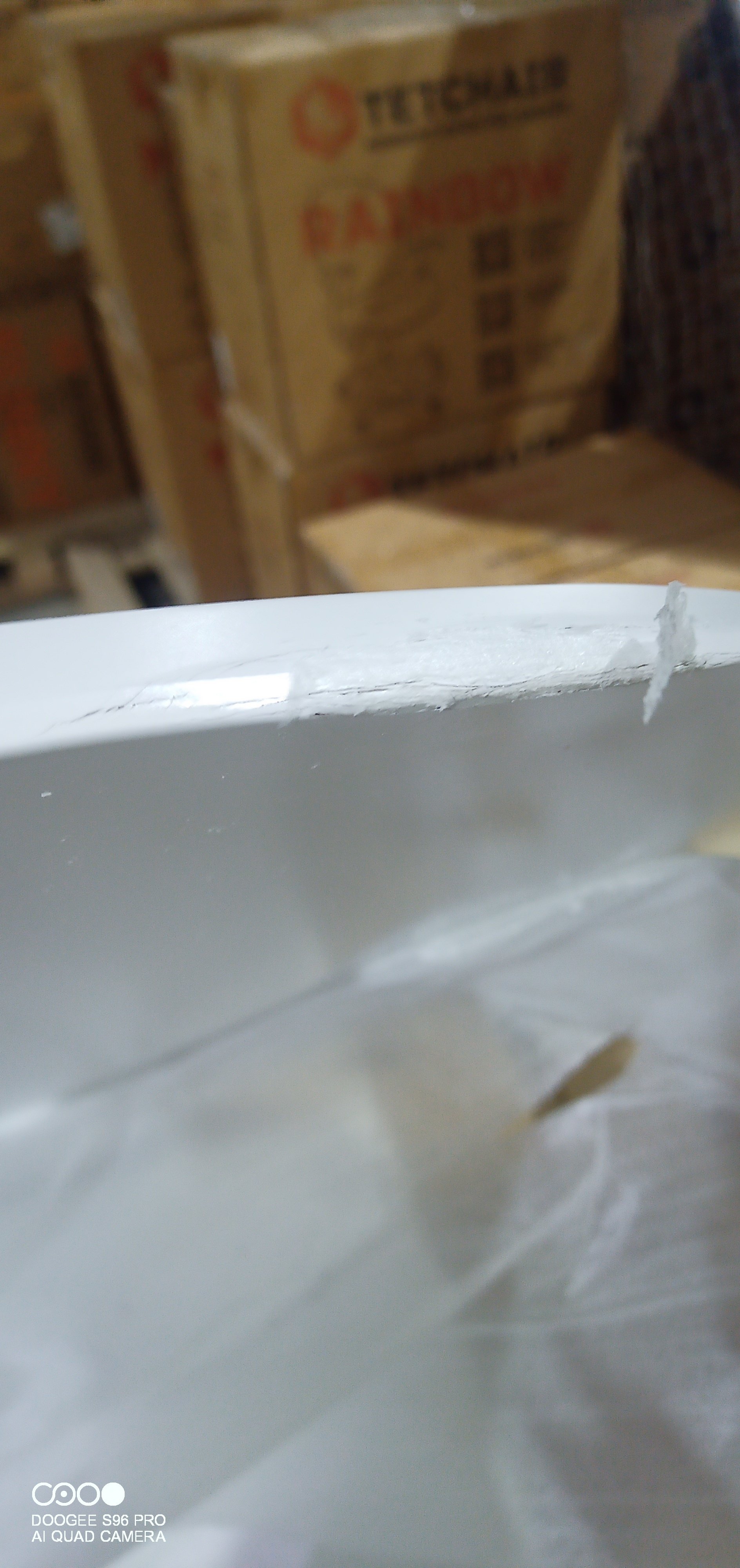 Стол обеденный Вosco/Боско МДФ/бук, D900, белый/коричневый