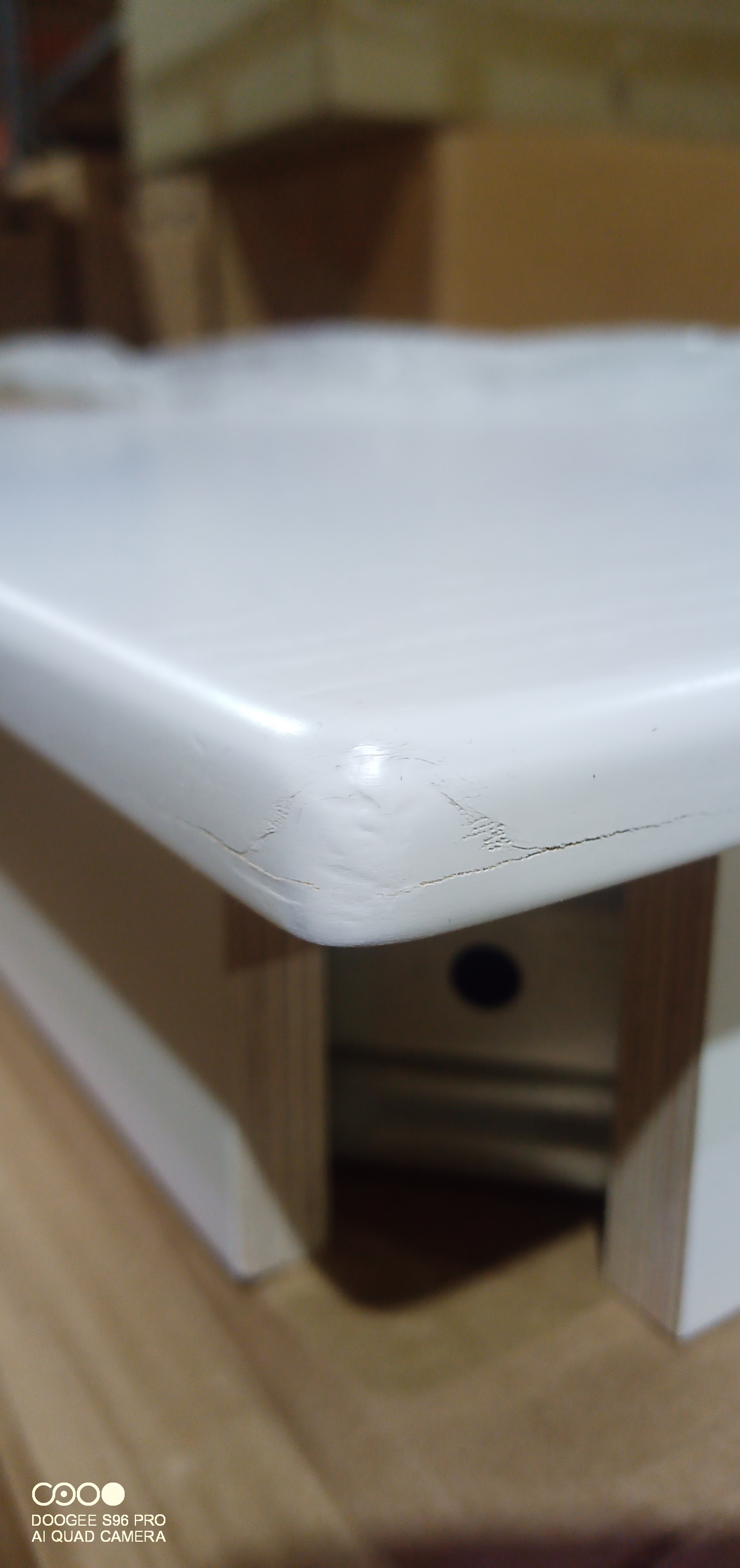Стол MOSS бук, мдф, 68 х 110 х 75 см, white (белый)