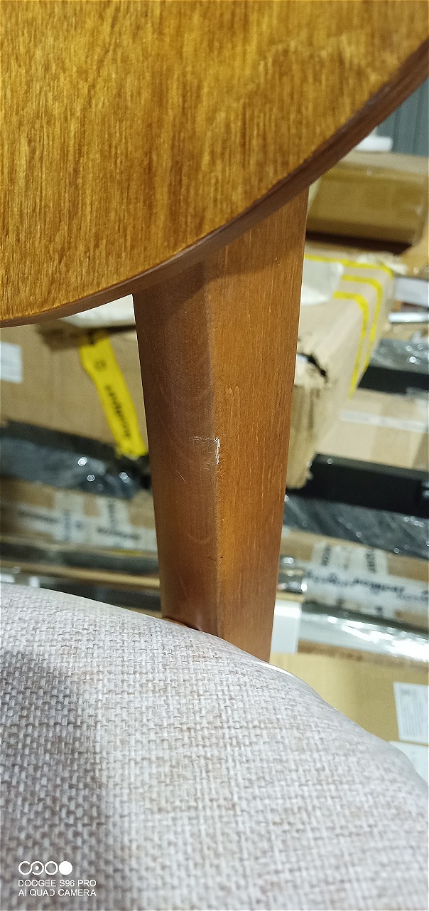 Стул DIAMANTE мягкое сидение бук, 42x42x85см, коричневый, ткань wool caramel, бежевый