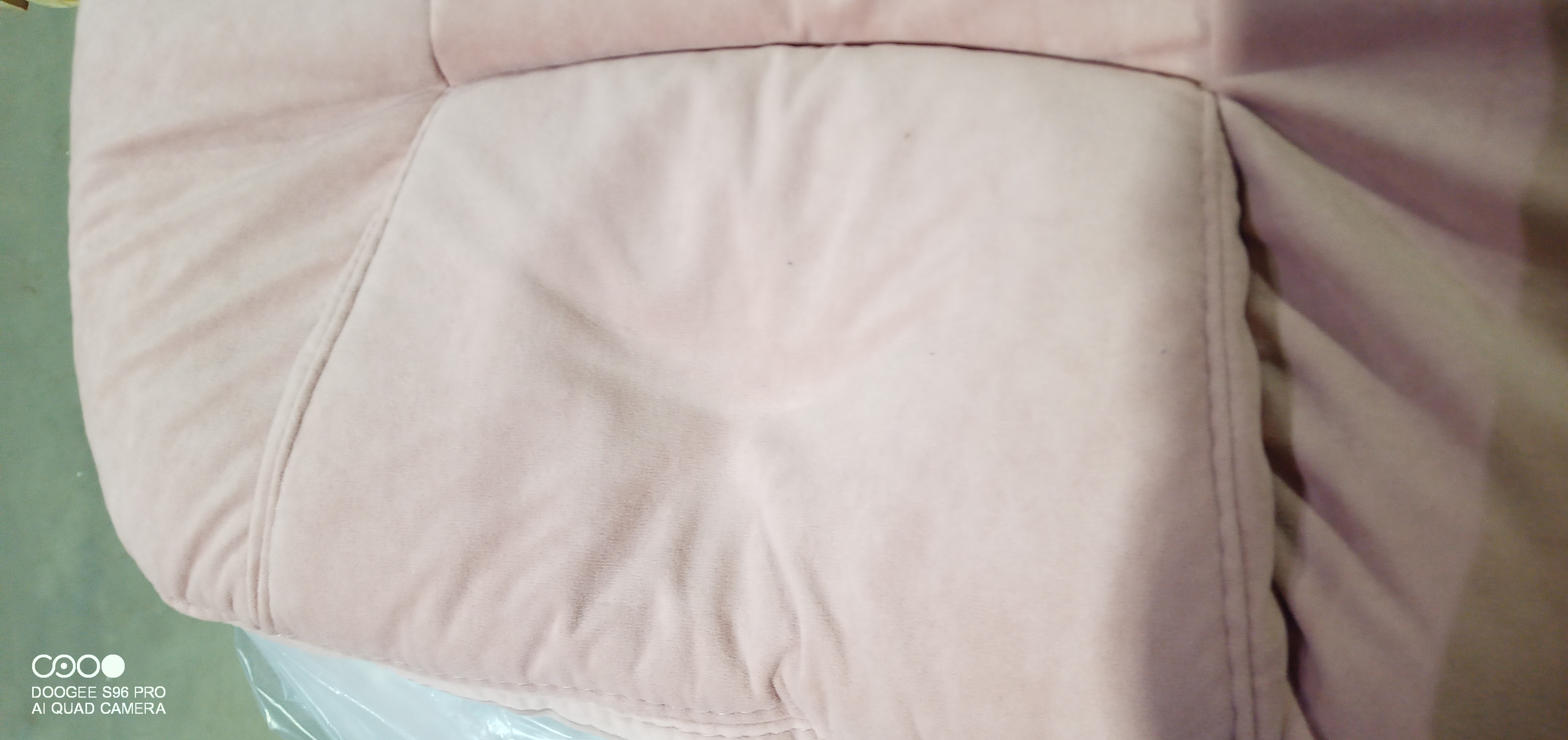 Кресло SOFTY LUX флок , розовый, 137