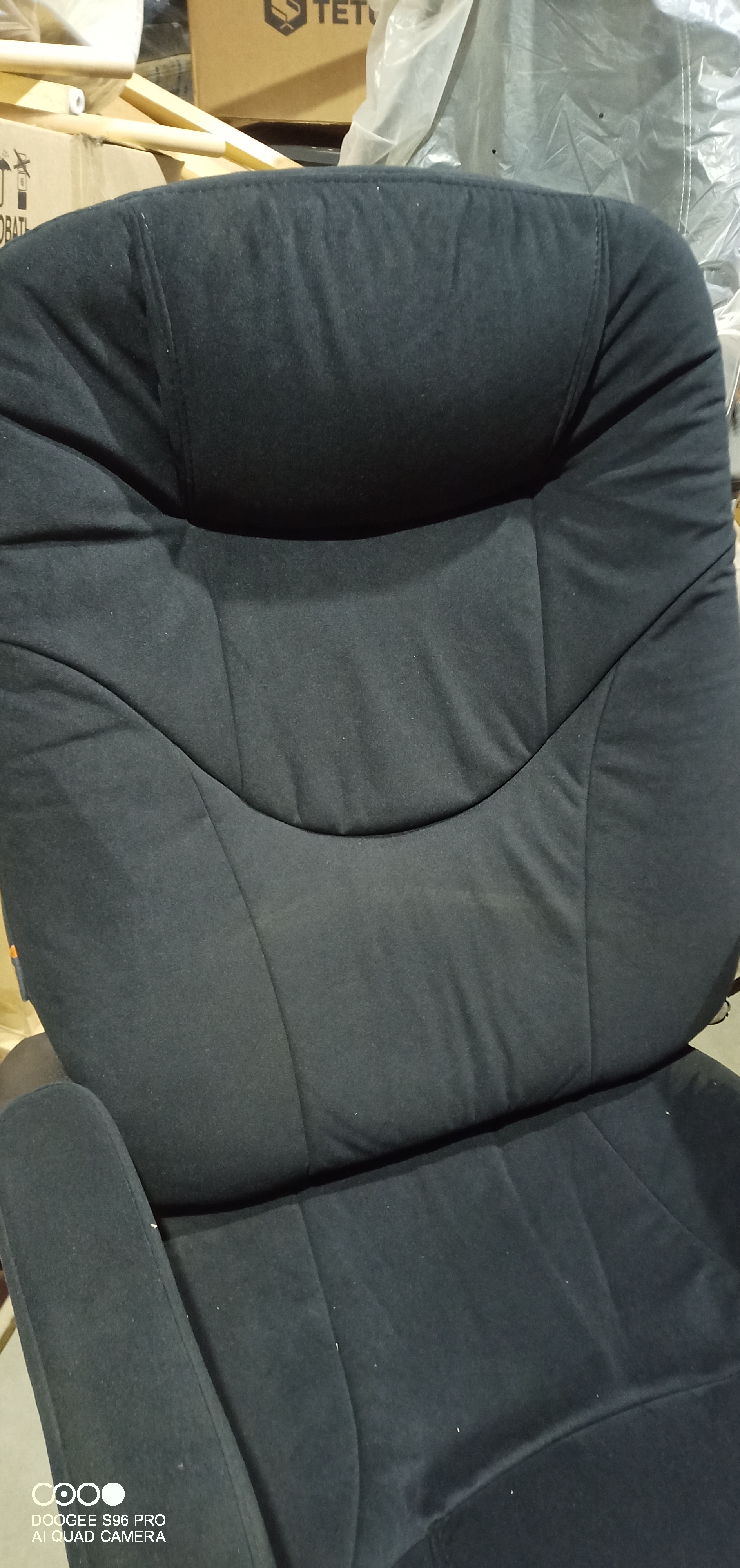 Кресло COMFORT LT (22) флок , черный, 35