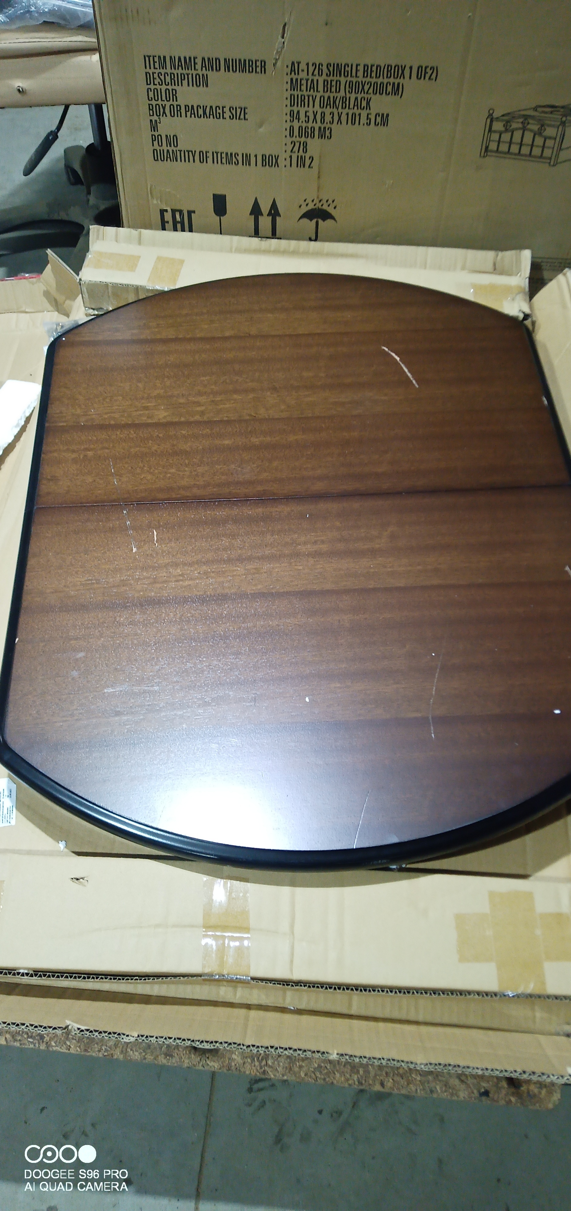 Стол раскладной Modena (MD-T4EX) дерево гевея/мдф, 100+29х75х75 см, Tobacco