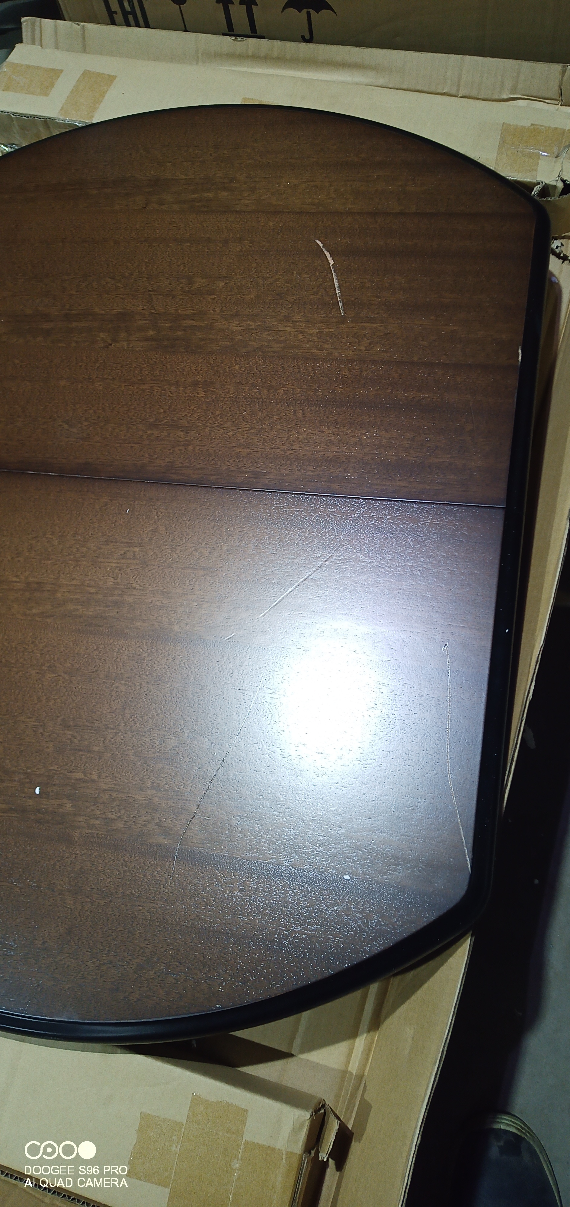 Стол раскладной Modena (MD-T4EX) дерево гевея/мдф, 100+29х75х75 см, Tobacco