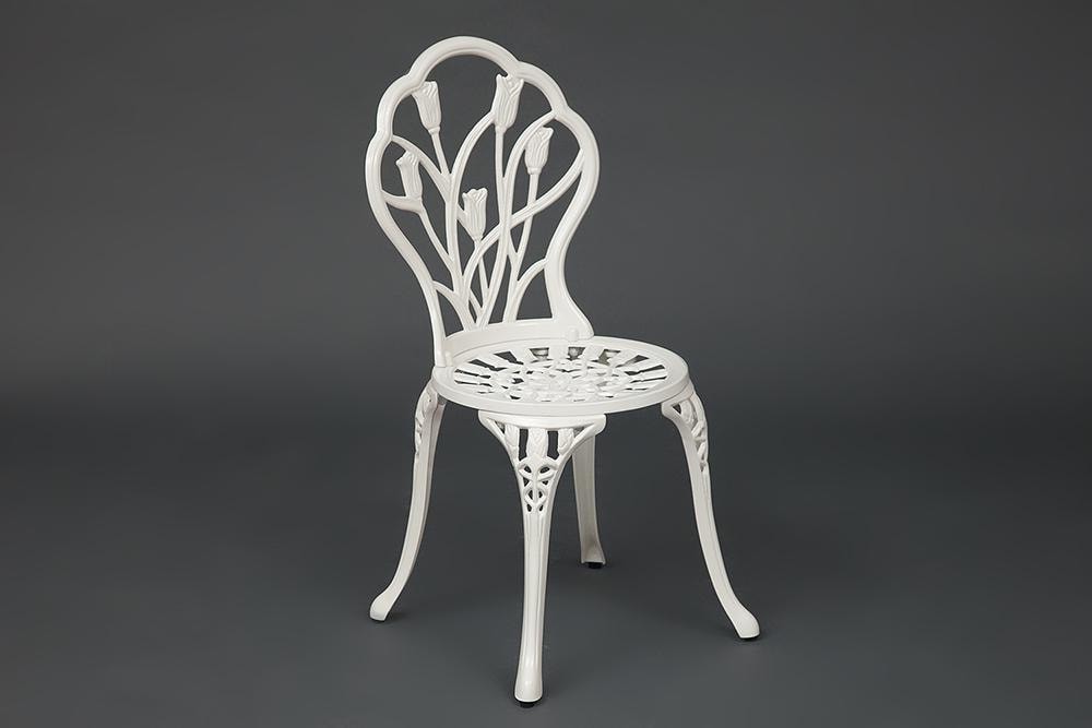Комплект Secret De Maison Waltz of flowers (стол +2 стула) Вальс цветов алюминиевый сплав, D60/H67, 47Х41Х86см, butter white