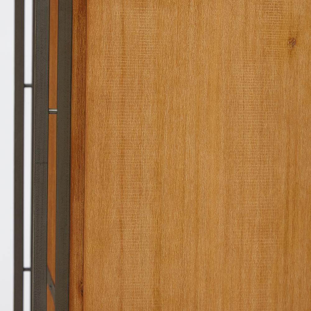Шкаф Secret De Maison CITY ( mod. CTY B06 ) металл/дерево акация, 140х60х220см, коричневый дым (smoke brown B034)