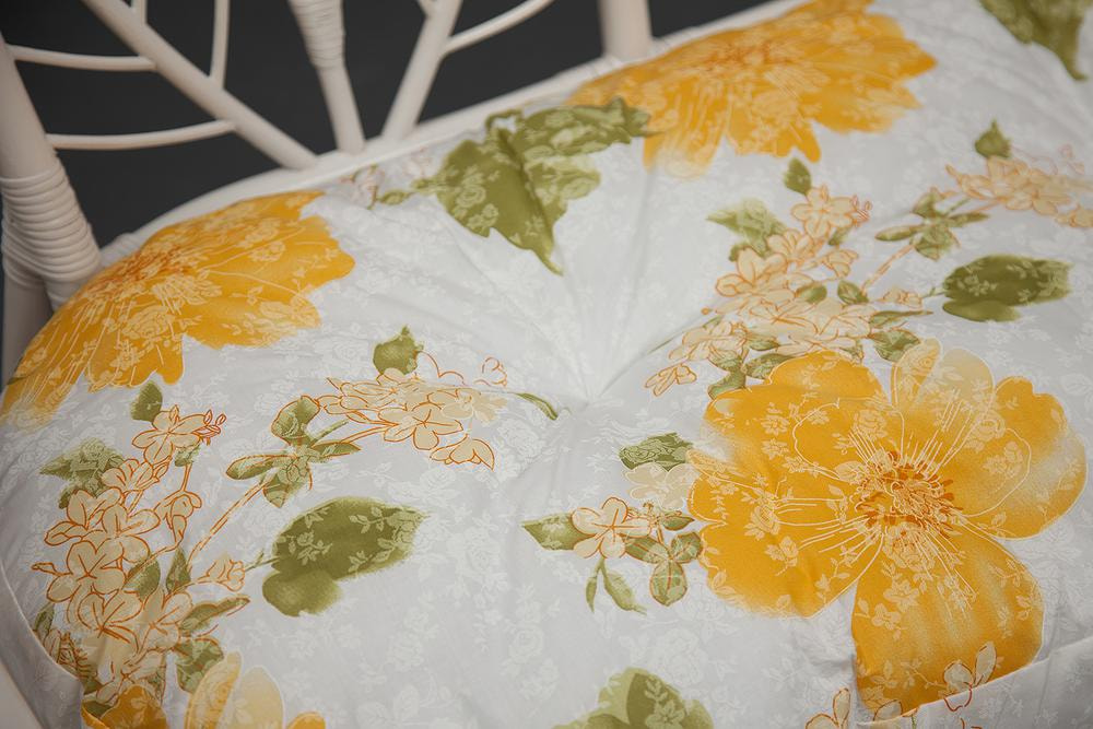 КОМПЛЕКТ для отдыха "CORSICA" TCH White (белый), ткань: желтые цветы