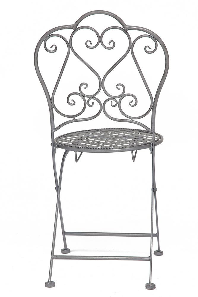 Стул Secret De Maison Love Chair стальной сплав, 43х48х91см, Серый/grey