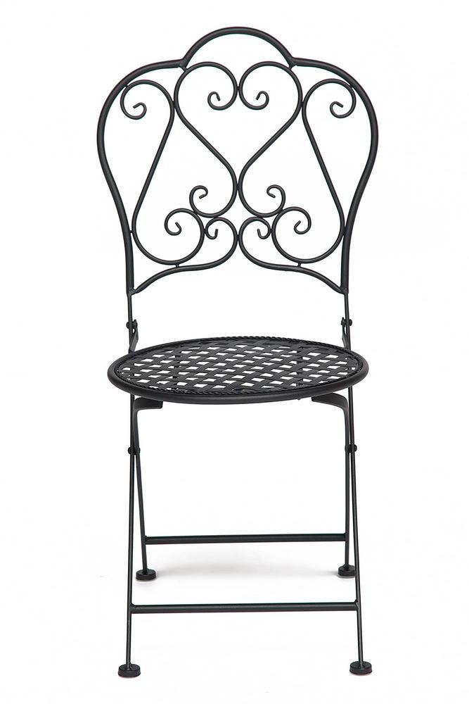 Стул Secret De Maison Love Chair стальной сплав, 43х48х91см, черный