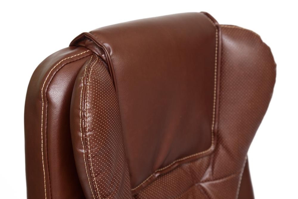 Кресло BARON кож/зам, коричневый/коричневый перфорированный, 2 TONE/2 TONE /06