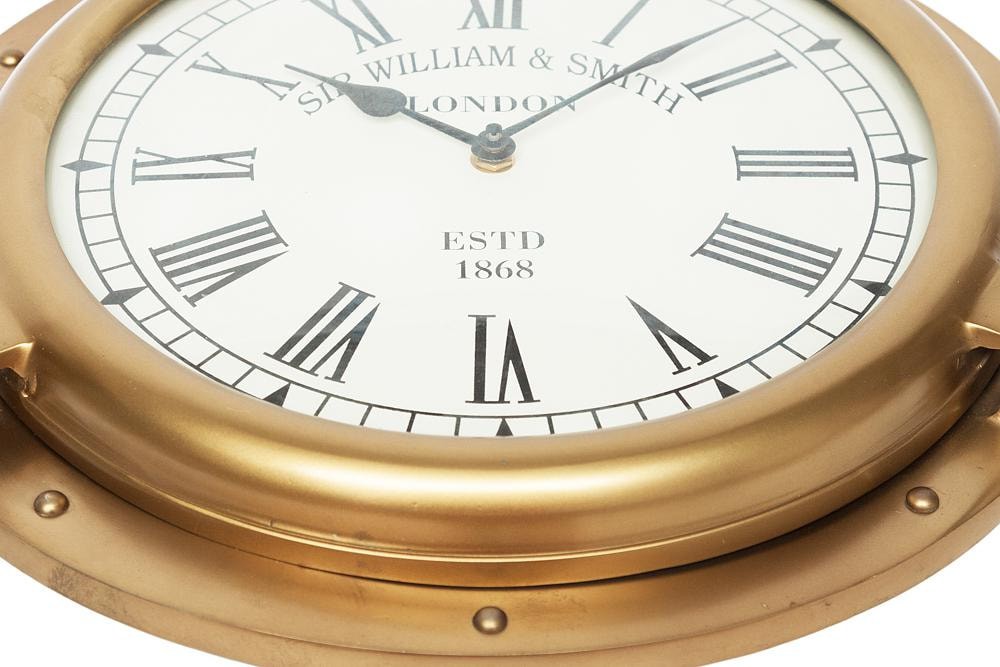 Часы иллюминатор Secret De Maison ( mod. 46696 ) алюминиевый сплав, 38*7,8*38см, античная медь