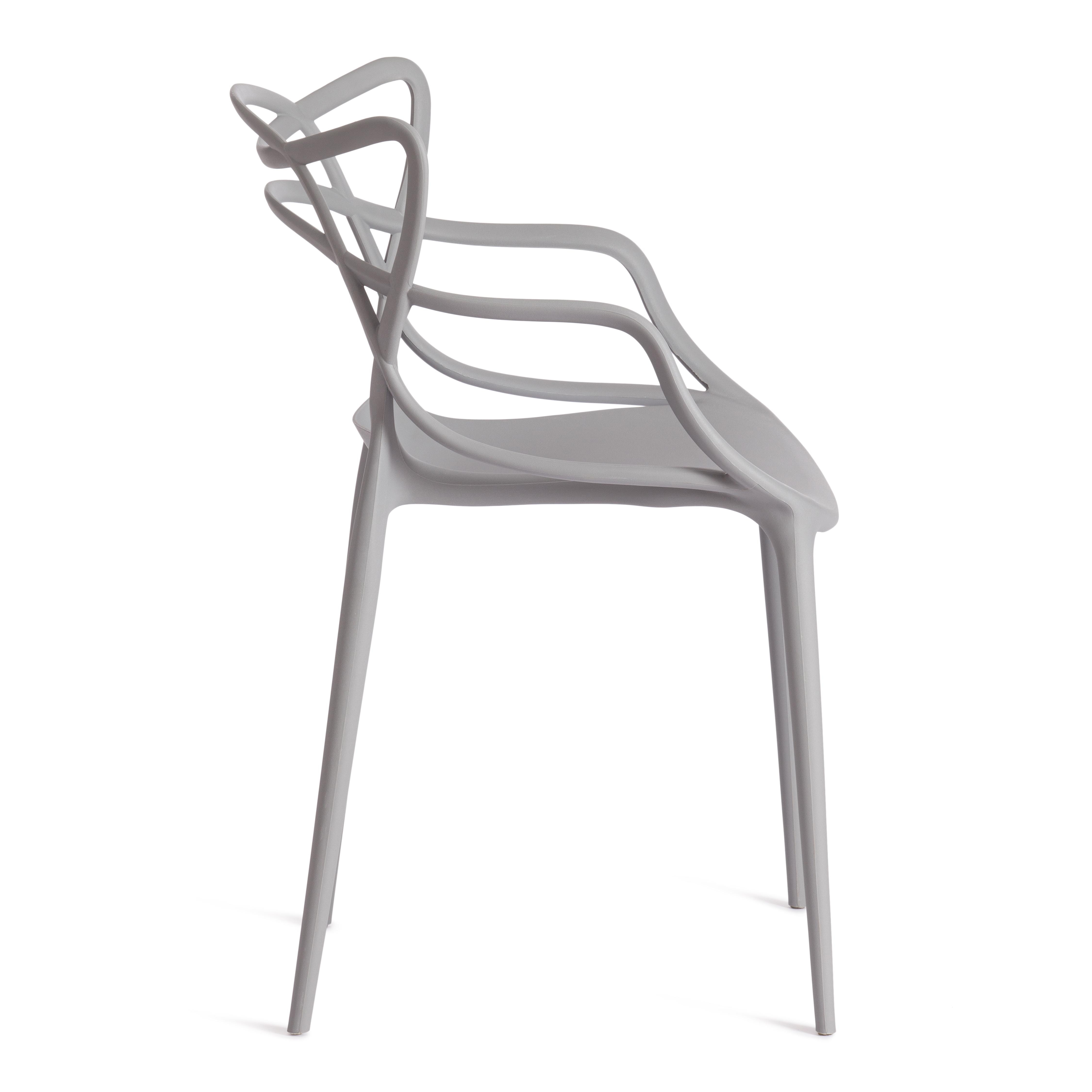 Стул Cat Chair (mod. 028) пластик, 54,5*56*84см, серый, 024
