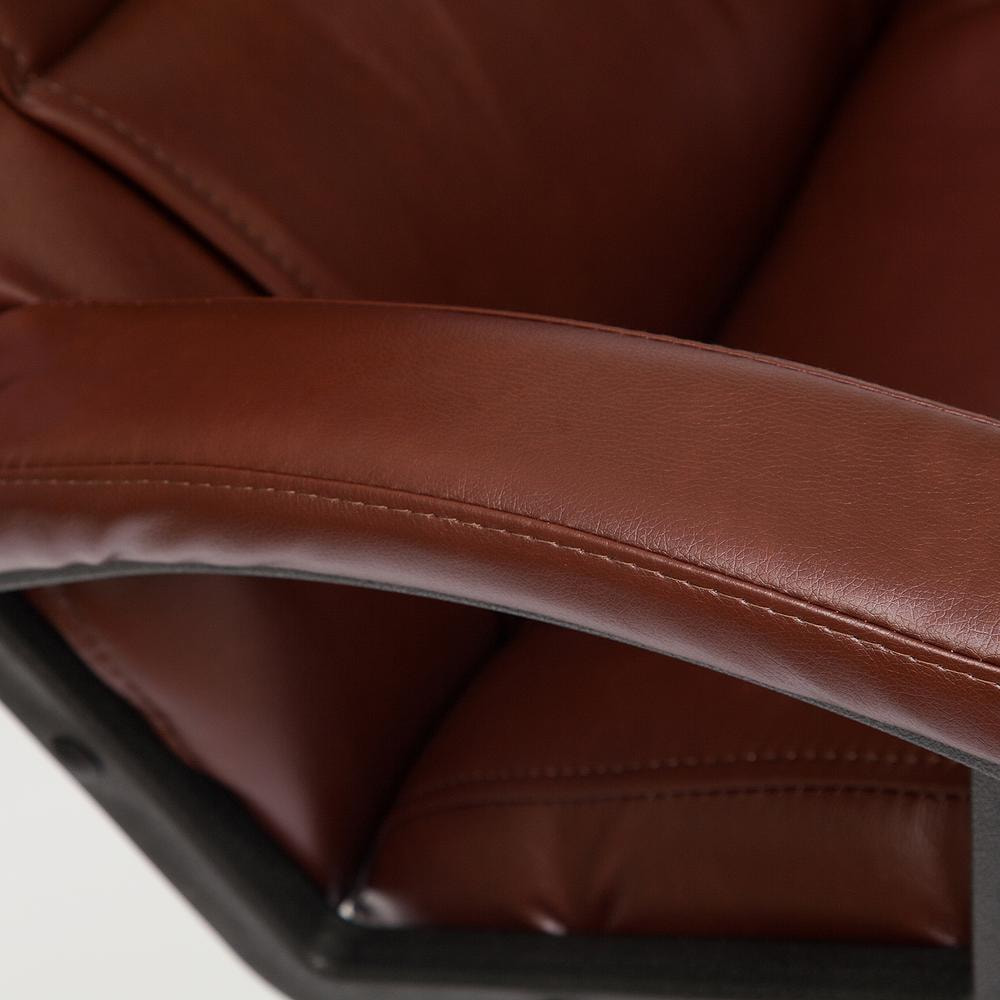 Кресло BERGAMO кож/зам, коричневый, 2 TONE