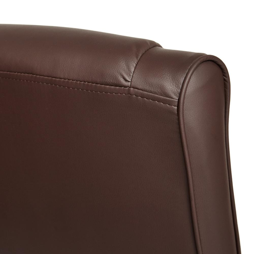 Кресло MAXIMA Хром кож/зам, коричневый, 36-36