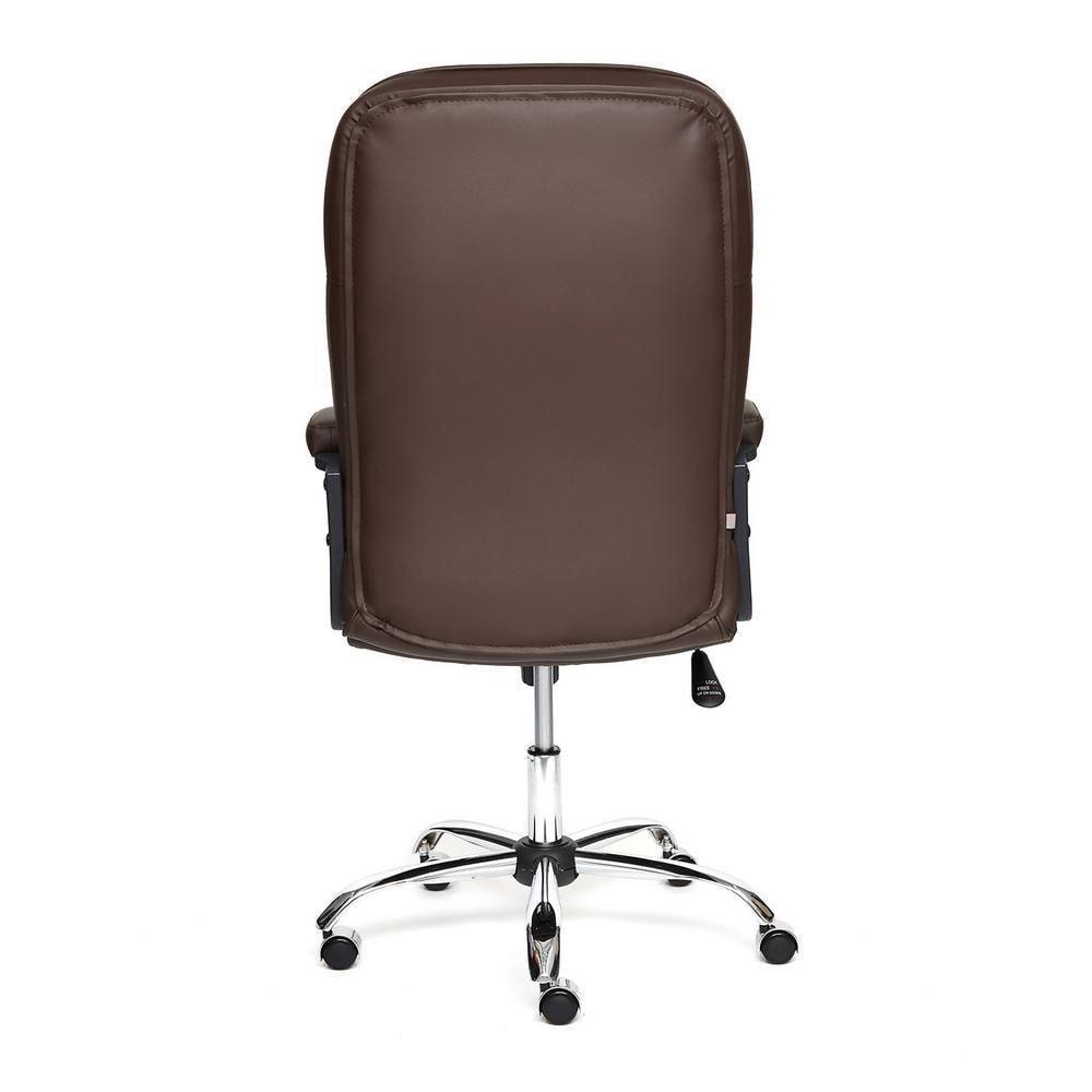 Кресло СН9944 Хром, кож/зам, коричневый, 36-36