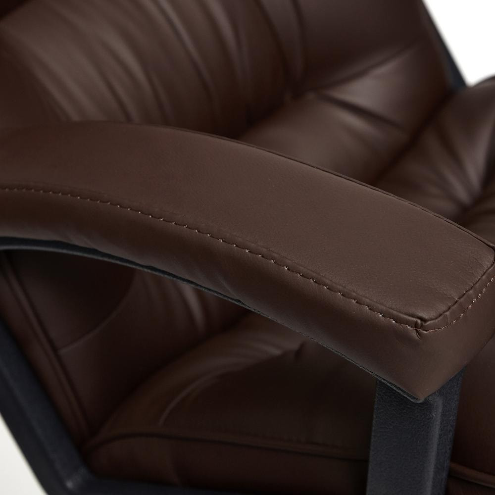 Кресло СН9944 Хром, кож/зам, коричневый, 36-36