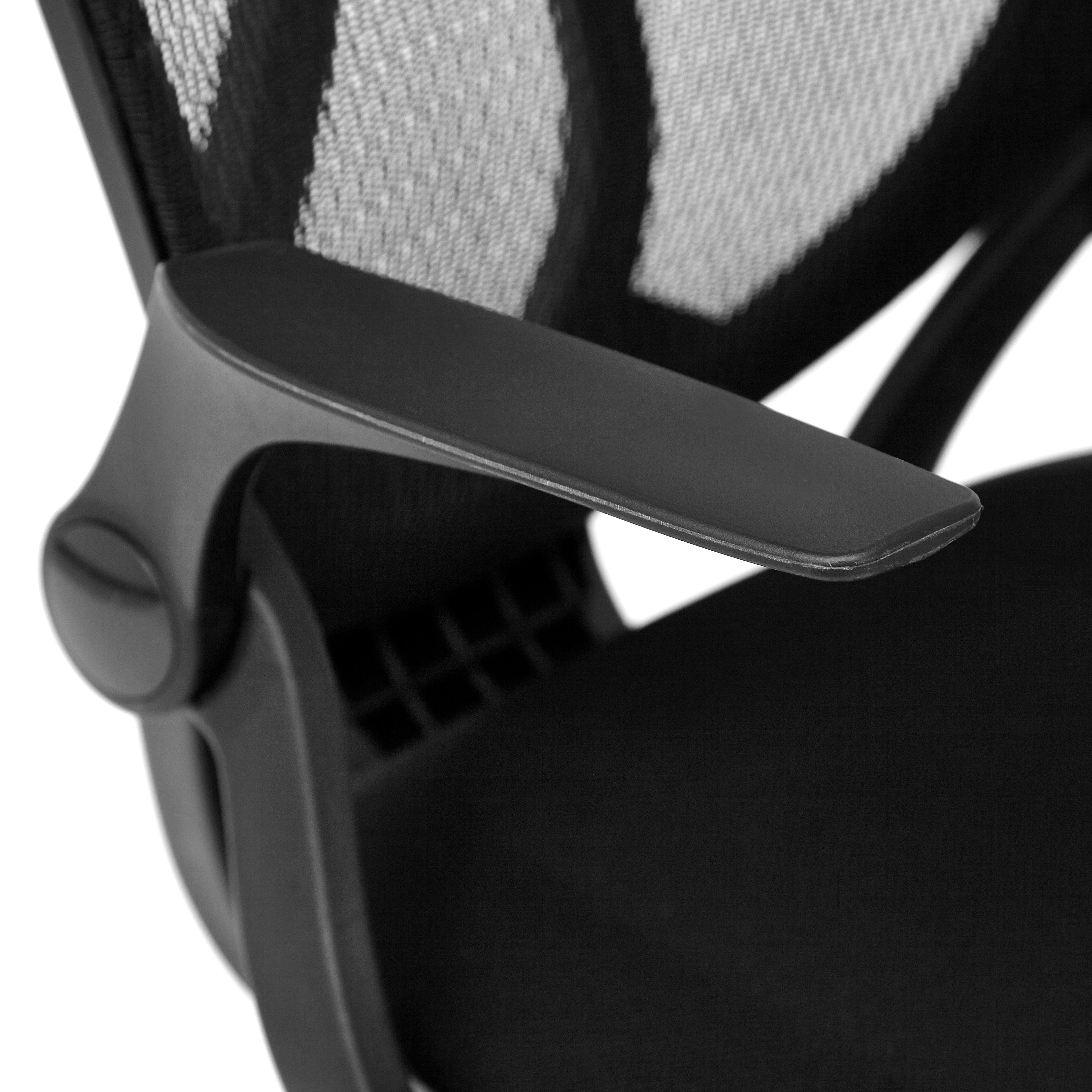 Кресло SHELL ткань, черный