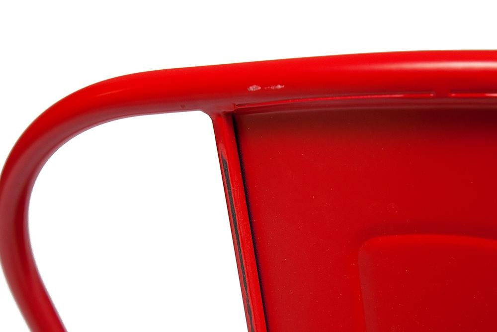 Стул LOFT CHAIR (mod. 012) металл, 45*35*85см, красный/red vintage