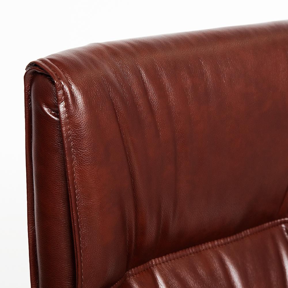 Кресло DAVOS кож/зам, коричневый, 2 TONE