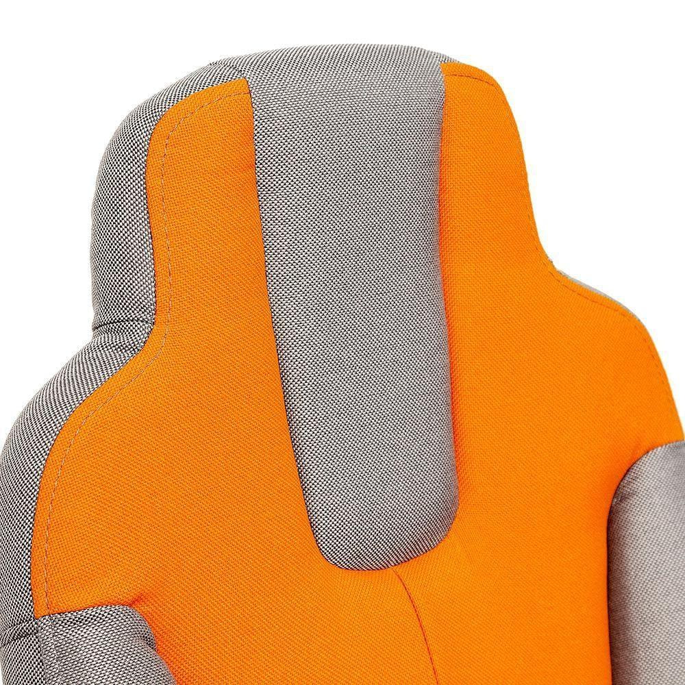 Кресло NEO (3) ткань, серый/оранжевый, С27/С23