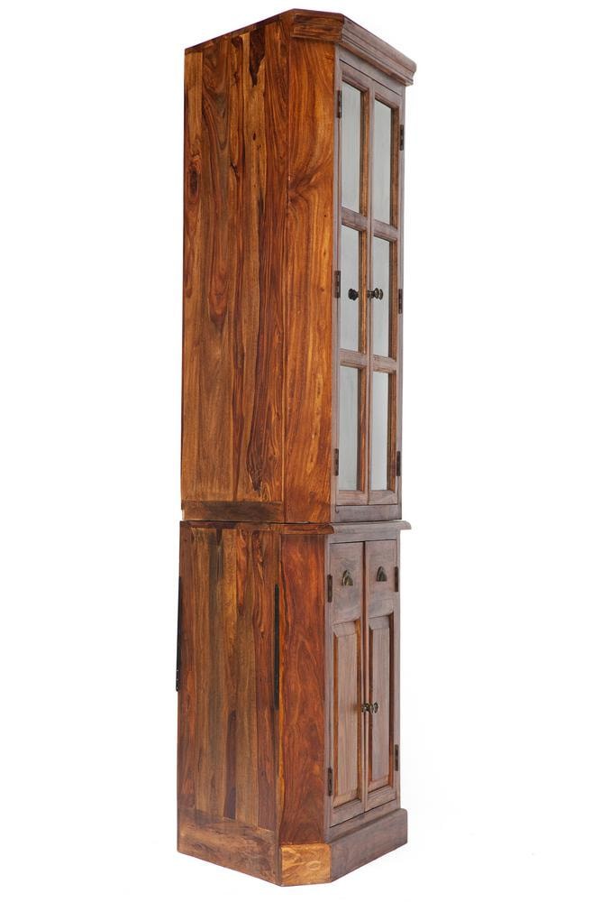 Угловой кабинет Secret De Maison Luberon (mod 17) дерево палисандр, 210х90х54см, светло-коричневый/темно-коричневый с патиной