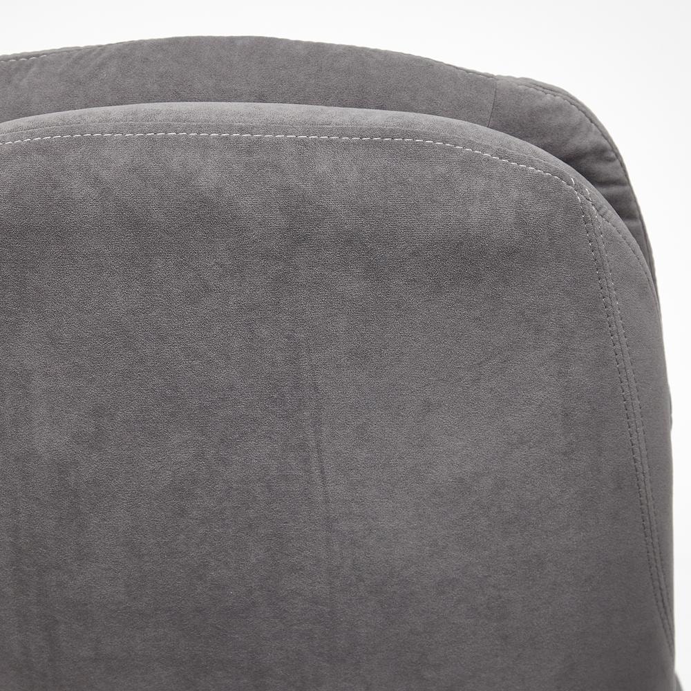 Кресло SOFTY LUX флок , серый, 29