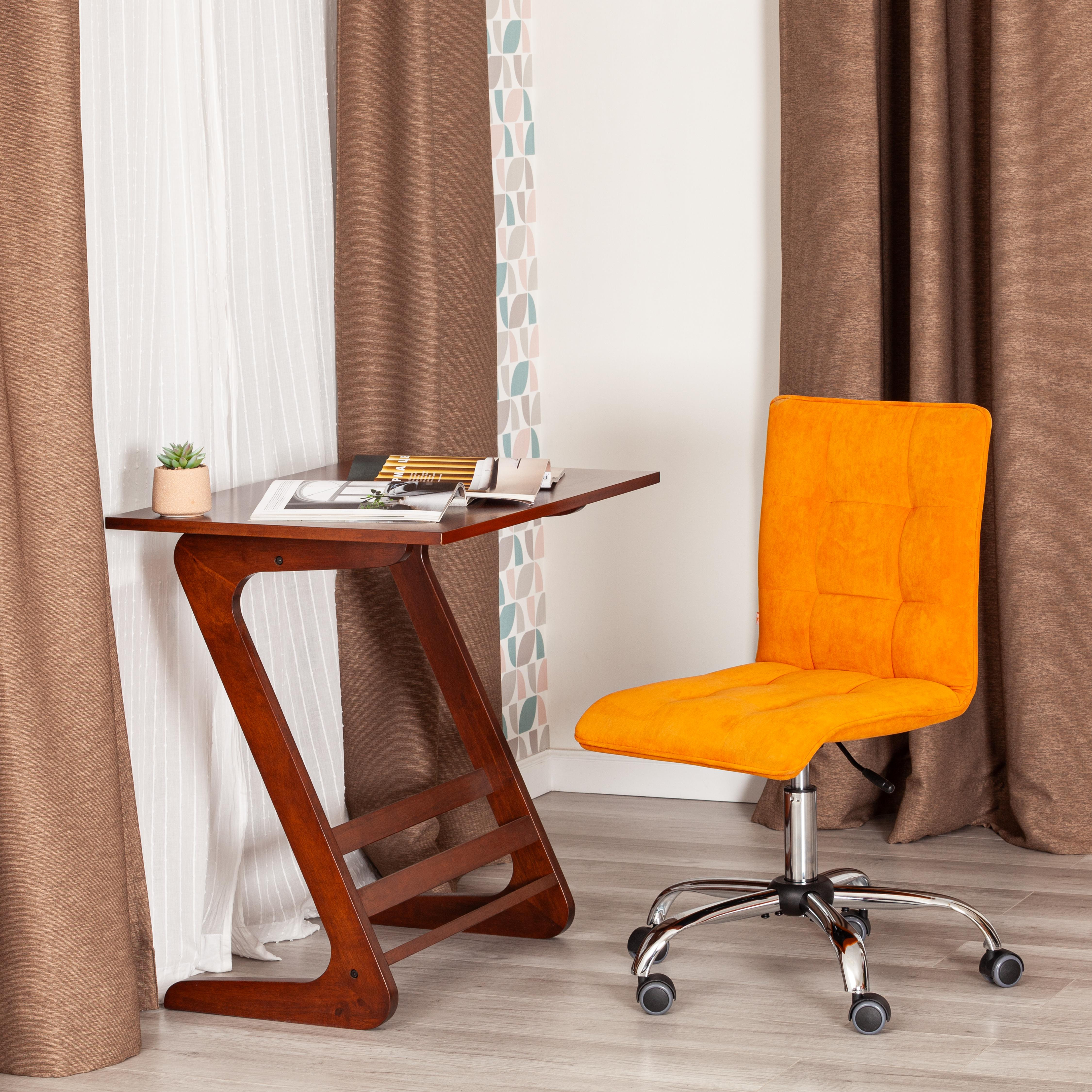 Кресло ZERO флок , оранжевый, 18