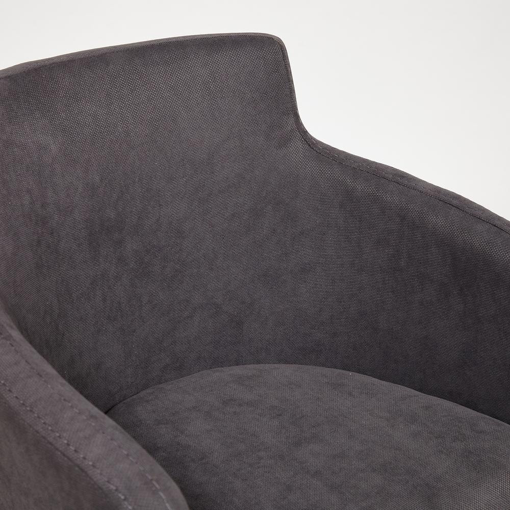 Кресло KNEZ Бук, 59,5 х 57 х 79,5 см , ножки: натуральный , ткань: серый (панда 37)